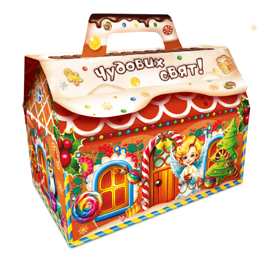 Новорічний подарунок "Солодке різдво" 1000 грам ТМ Майстерня подарунків